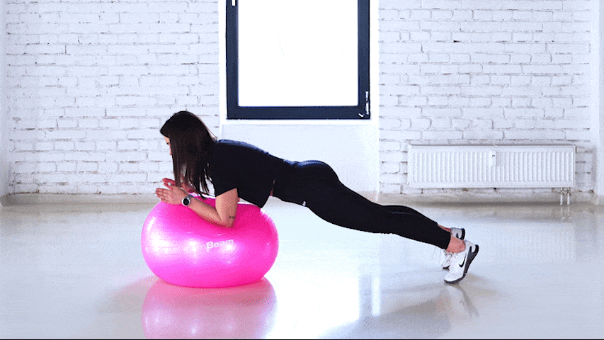 How to perform plank with the stability ball