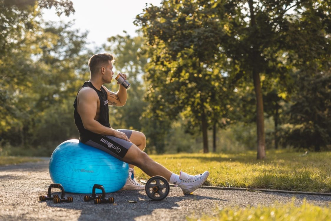 Why is it beneficial to exercise with the stability ball?
