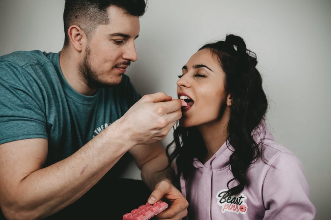 Schokolade kann auch ein Rezept für Glück sein