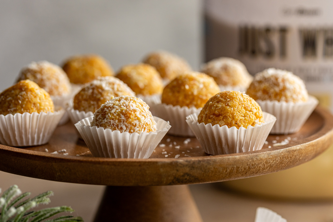 No-Bake Kokosnuss-Aprikosen-Kugeln