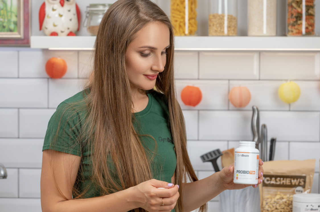 Probiotika enthalten verschiedene Stämme von gesundheitsfördernden Bakterien.