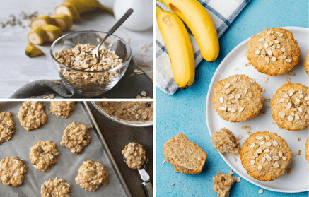 Fitness-Rezept: Bananen-Cookies mit nur drei Zutaten