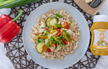 Fitness-Rezept: Couscous mit Hähnchen und Gemüse