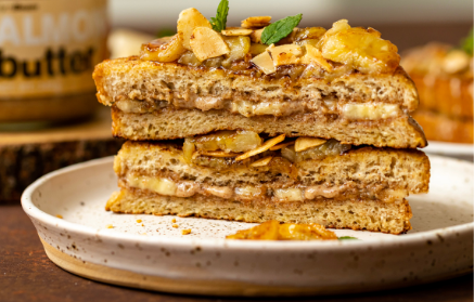 Fitness-Rezept: French Toast mit Zimt, Banane und Nussbutter
