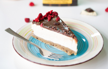 Fitness-Rezept: No-Bake Kokoskuchen mit Schokoladenganache