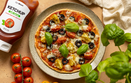 Fitness-Rezept: Knusprige Pizza mit nur 54 kcal pro Stück