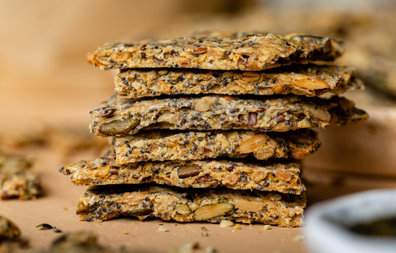 Fitness-Rezept: Knusprige Samen-Cracker