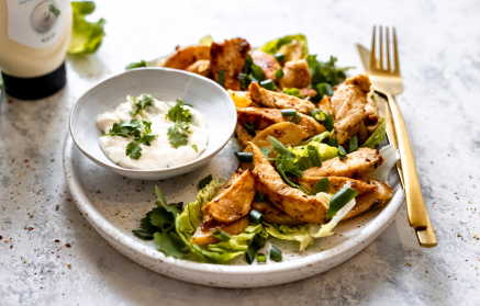 Fitness-Rezept: Hähnchensalat mit Mayonnaise-Dressing