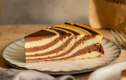 Fitness-Rezept: Zebra-Cheesecake