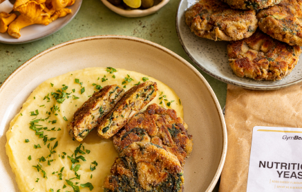 Fitness-Rezept: Pilz-Patties mit Babyspinat