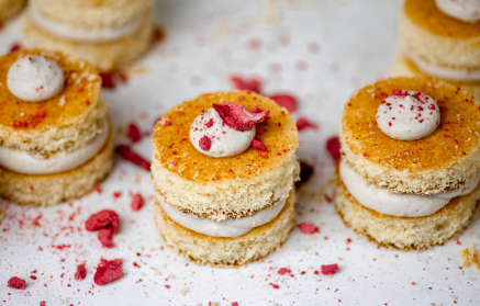 Fitness-Rezept: Mini-Cakes mit Quarkcreme