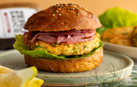 Fitness-Rezept: Lachs-Burger