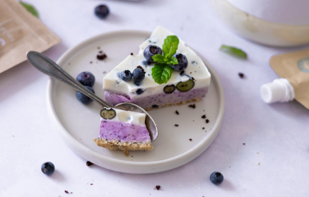 Fitness-Rezept: Heidelbeer-Cheesecake