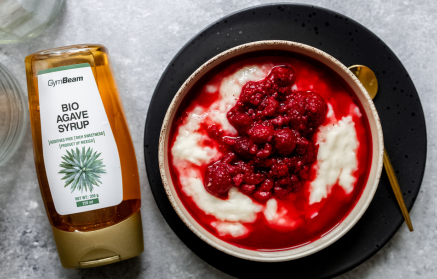 Fitness-Rezept: Milchreis mit Himbeeren und Protein