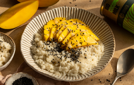 Fitness-Rezept: Klebereis mit Mango