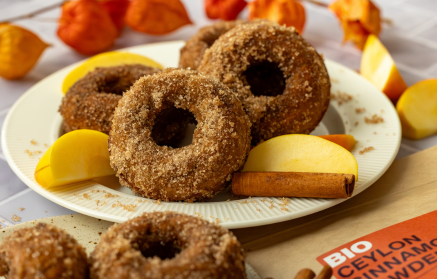 Fitness-Rezept: Gebackene Apfel-Zimt-Donuts