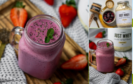 Fitness-Rezept: Erfrischender Waldfrucht-Smoothie 