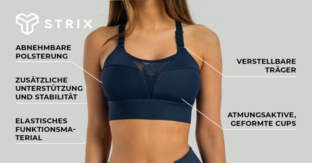 ALPHA Sports Bra Midnight Blue - STRIX
