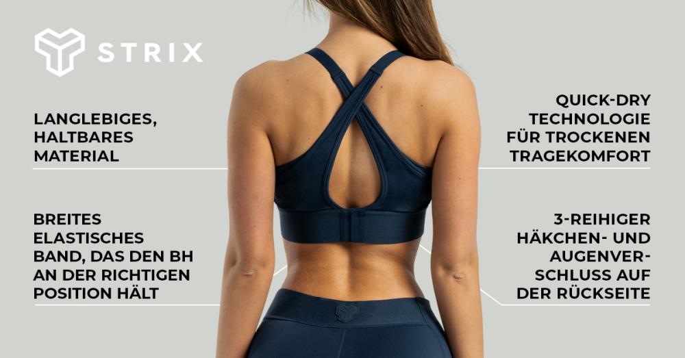 ALPHA Sports Bra Midnight Blue - STRIX