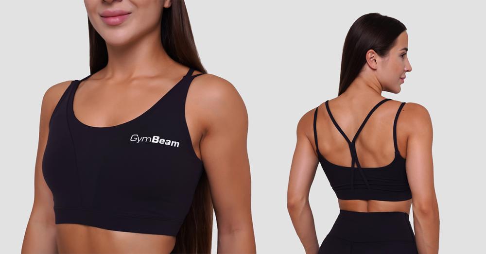 BEAT Sports Bra Black - GymBeam