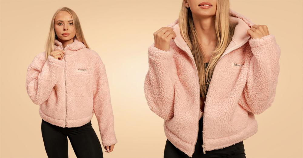 Women's Bliss Hoodie Jacket Pink - BeastPink