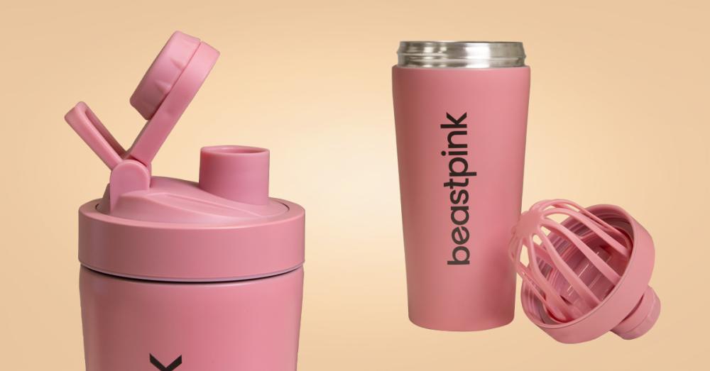 Steel Shaker 650 ml Pink - BeastPink
