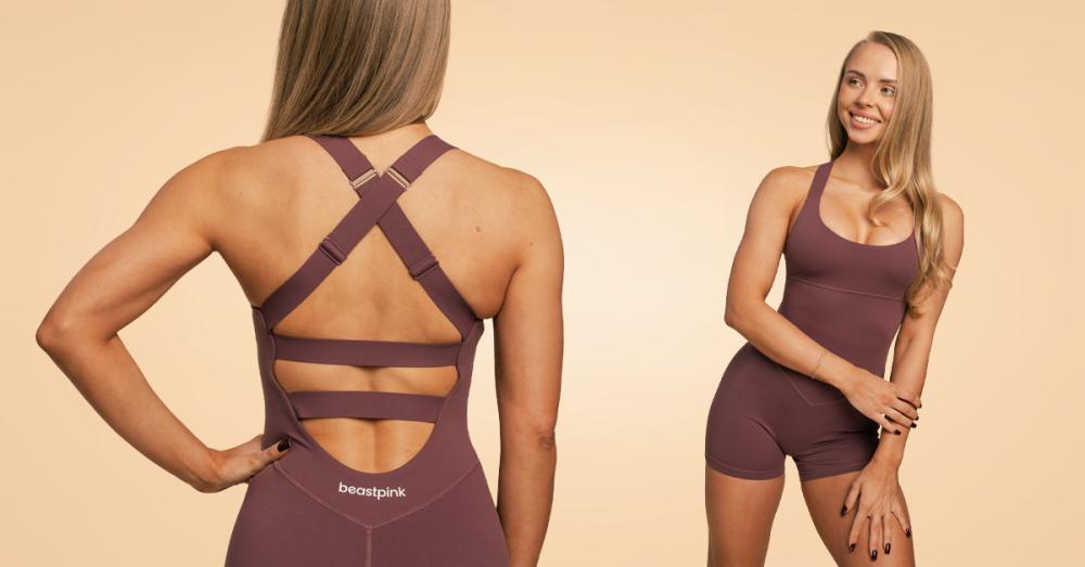 Women's Breeze Jumpsuit Mulberry - BeastPink