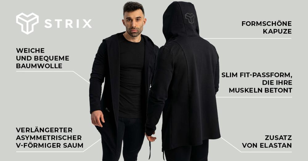 Kardigán Hoodie Moon Grey - STRIX