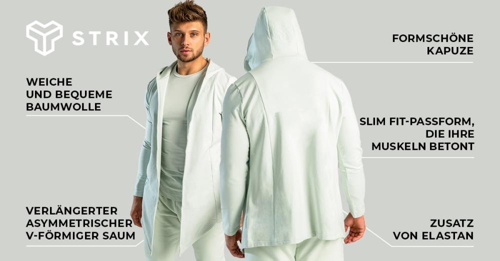 Kardigán Hoodie Moon Grey - STRIX