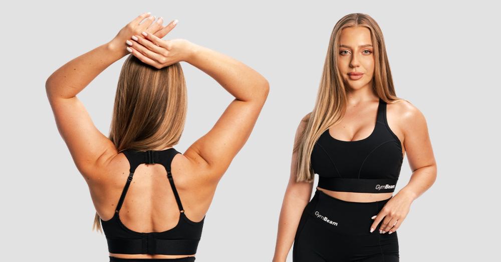 Sports Bra Combat Black - GymBeam
