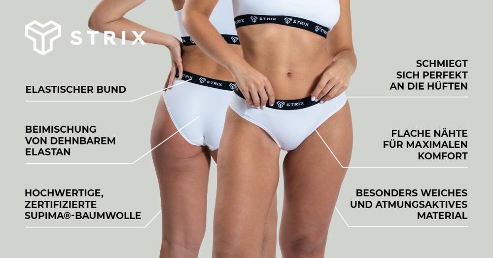 Essential Briefs 2Pack White - STRIX