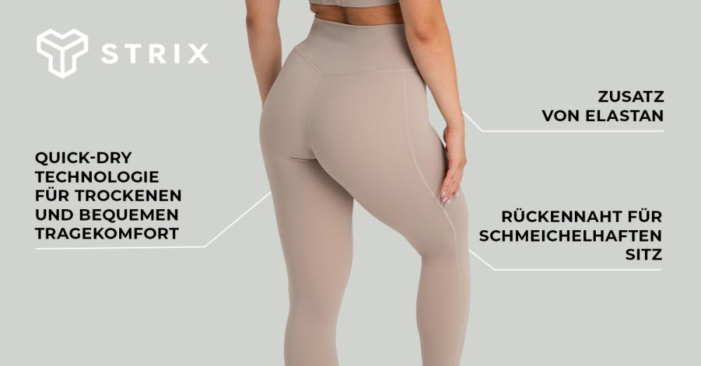 Women's Leggings Taupe - STRIX