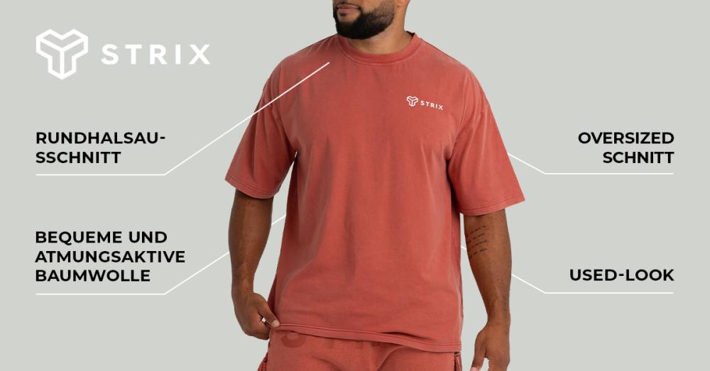 T-Shirt Oversized Washed Terra - STRIX