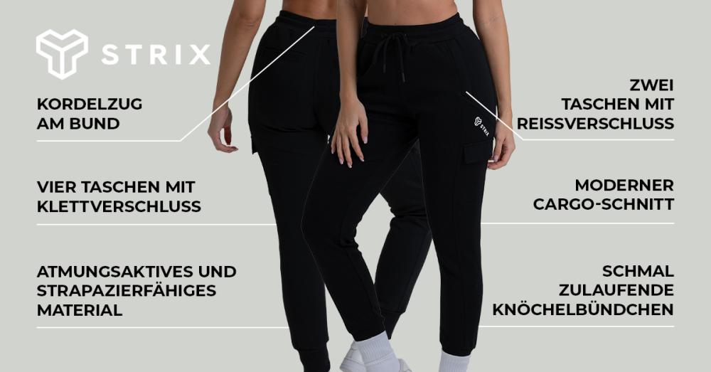 Women's ZOA Joggers Black - STRIX