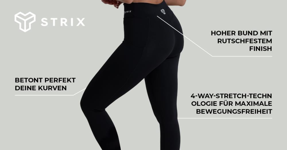 Women's ZOA Leggings Black - STRIX