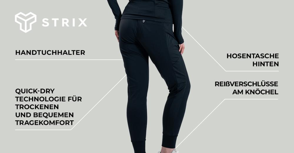 Women's ULTRA Black Sports Pants - STRIX