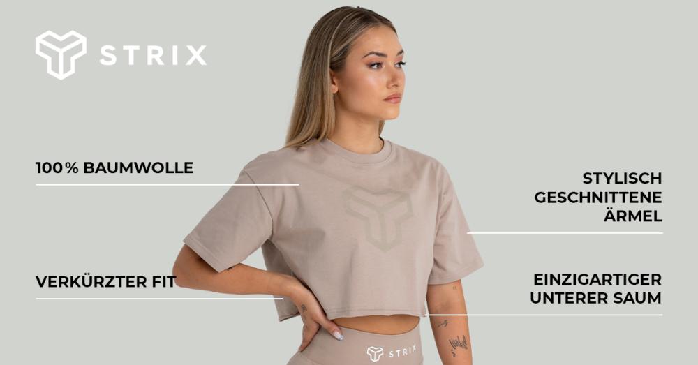 Women's CropTop Taupe - STRIX
