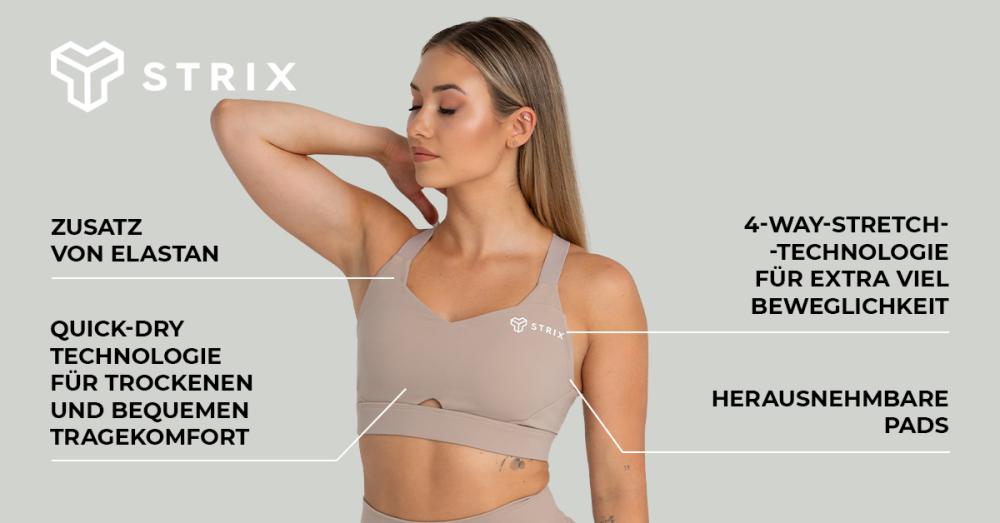 Sports Bra Taupe - STRIX