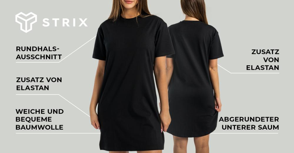 Women's ALPHA T-Shirt Dress Amethyst - STRIX