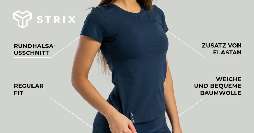 Essential T-Shirt in Midnight Blue - STRIX