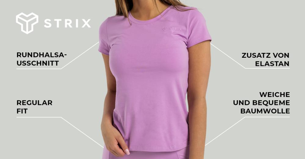 Essential T-Shirt in Amethyst - STRIX