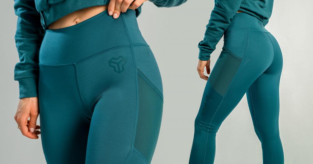 Women's Essential Leggings Deep Teal - STRIX