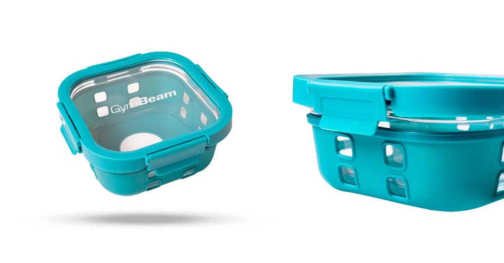 Glas-Lebensmittelbehälter 800 ml - GymBeam