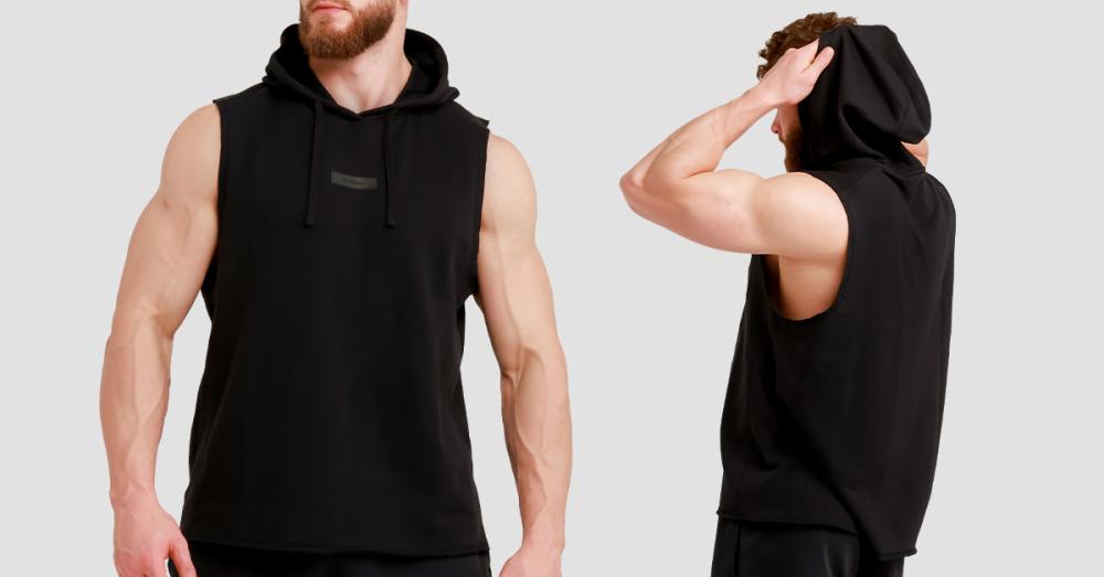 Men's Unity Black Vest - GymBeam