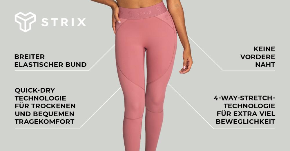 Damen Nebula Leggings Indian Red - STRIX