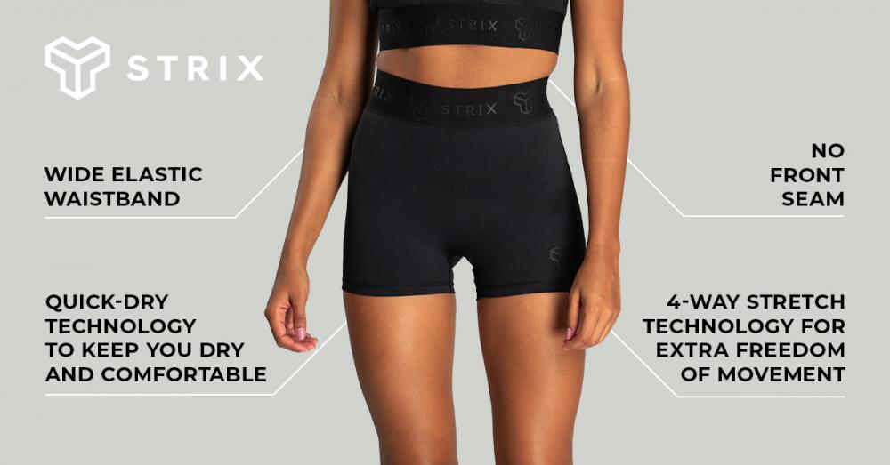 Damen Nebula Shorts Schwarz - STRIX