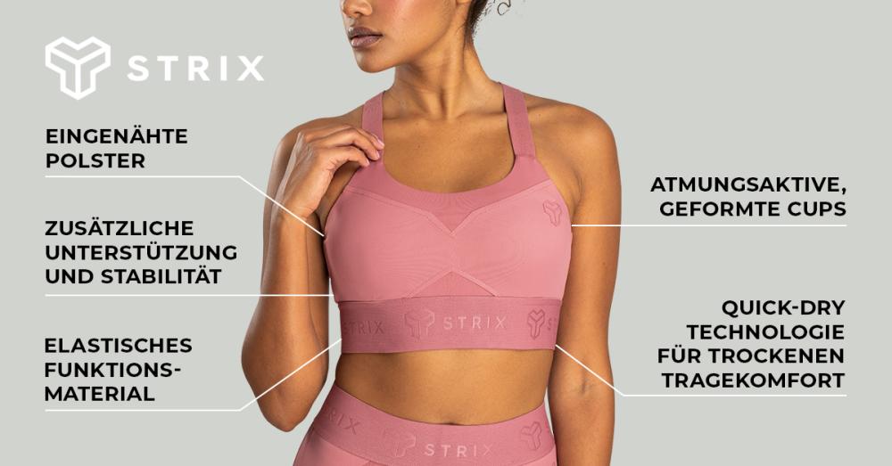 Nebula Sports Bra Indian Red - STRIX