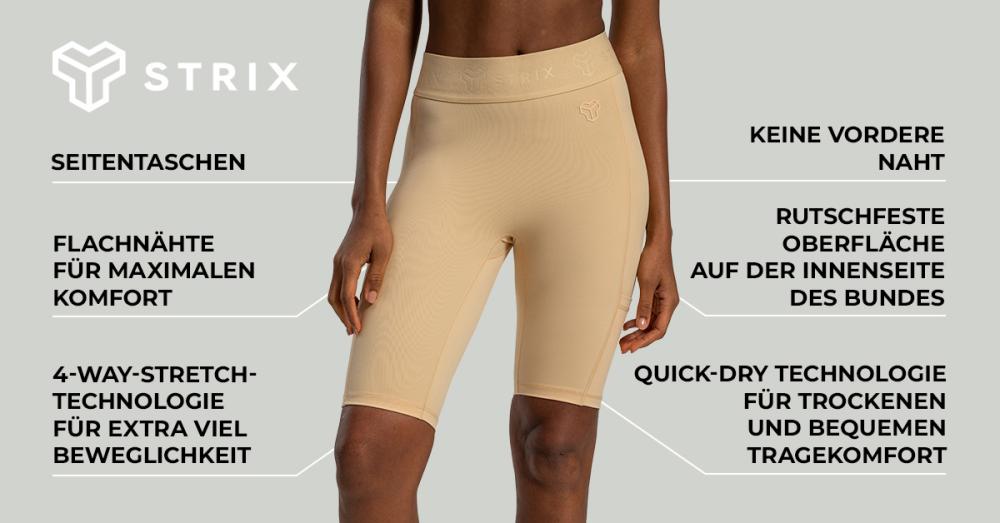 Lunar Biker Shorts Sandshell - STRIX