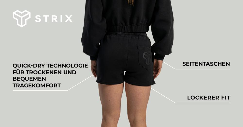 Women's Lunar Shorts Black - STRIX