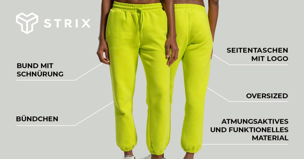 Women's Lunar Joggers Chartreuse - STRIX